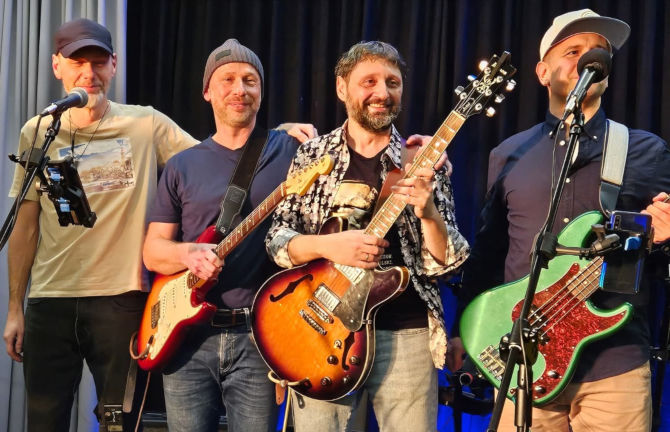 Zespół TRAF na scenie