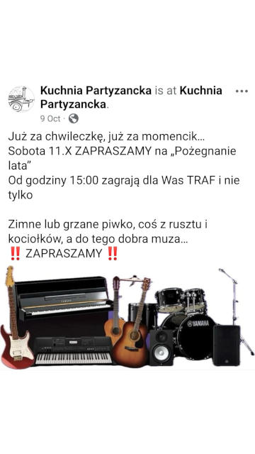 Zespół traf gra koncert w Celestynowie