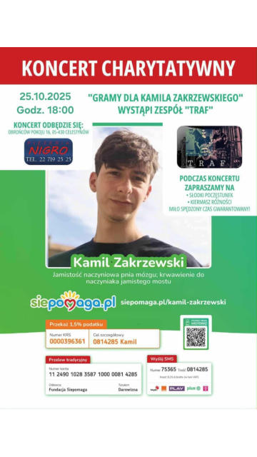 Zespół traf gra koncert w Celestynowie