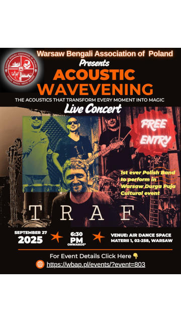 Zespół traf gra koncert w Celestynowie